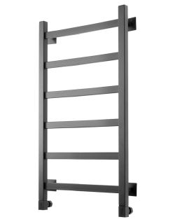 Полотенцесушитель водяной Domoterm Квадро Плюс П6 400x800 чёрный